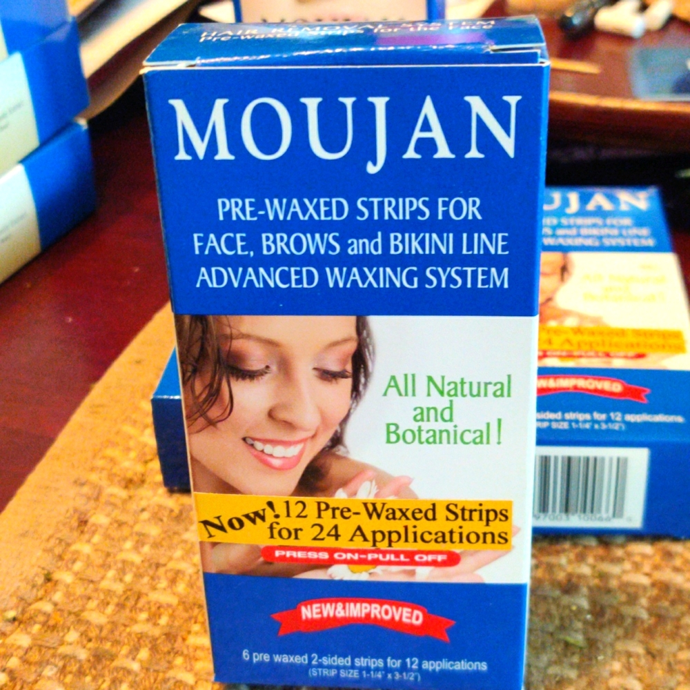 Pre Waxed Strips for Face, Brows, Bikini Line, All Natural and Botanical